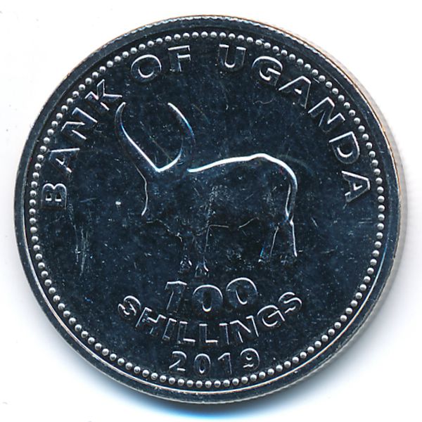 Уганда, 100 шиллингов (2019 г.)
