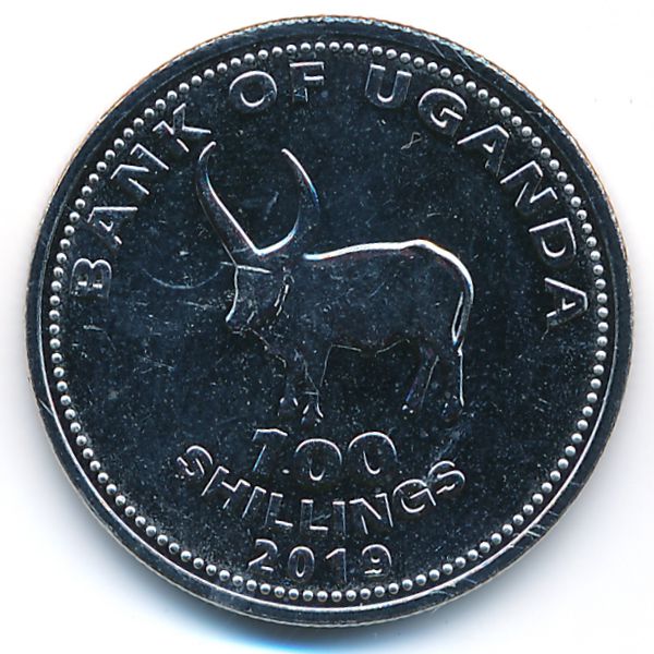 Уганда, 100 шиллингов (2019 г.)