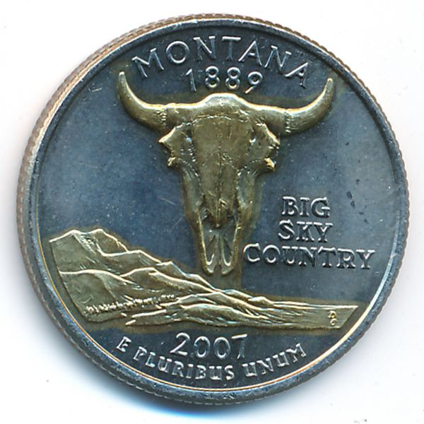 США, 1/4 доллара (2007 г.)