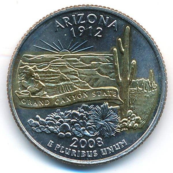 США, 1/4 доллара (2008 г.)