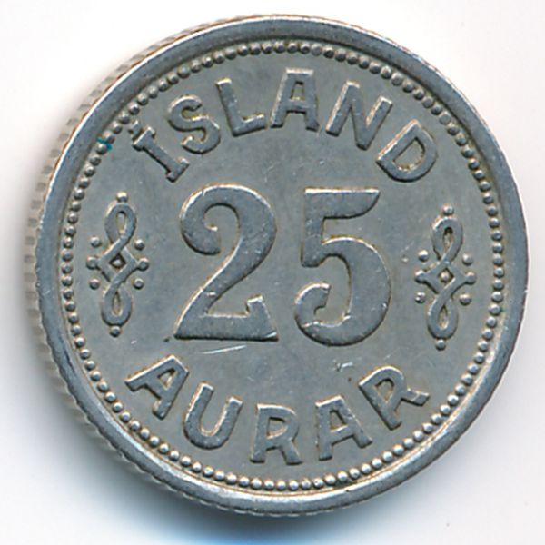 Исландия, 25 эйре (1940 г.)