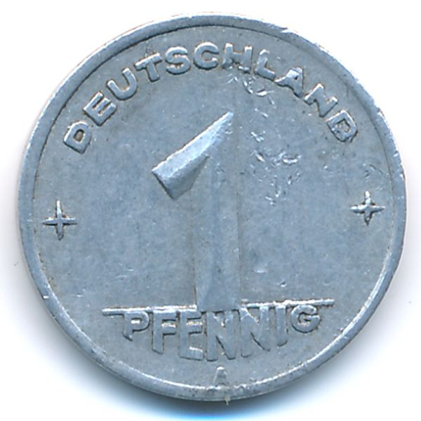ГДР, 1 пфенниг (1948 г.)