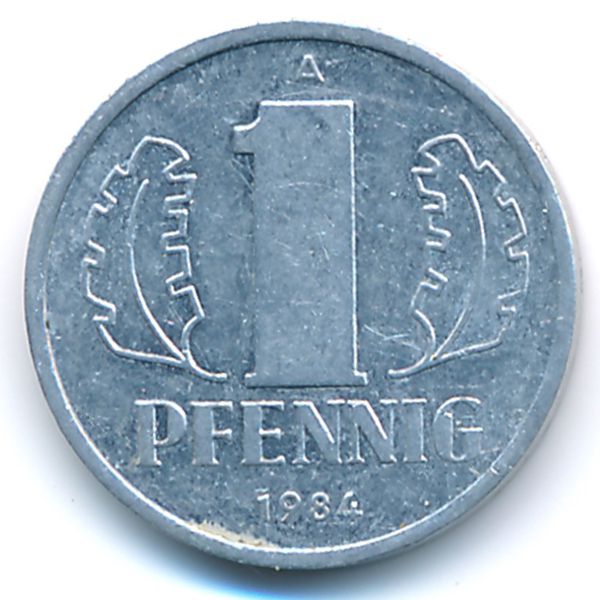 ГДР, 1 пфенниг (1984 г.)
