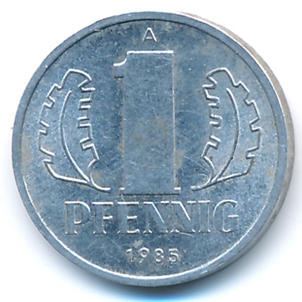 ГДР, 1 пфенниг (1985 г.)