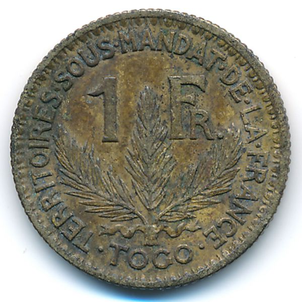 Того, 1 франк (1925 г.)
