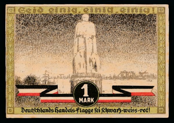 Нотгельды Германии, 1 марка (1921 г.)
