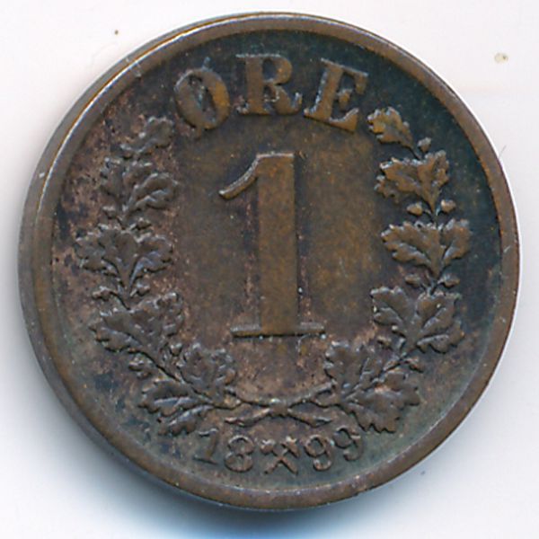 Норвегия, 1 эре (1899 г.)