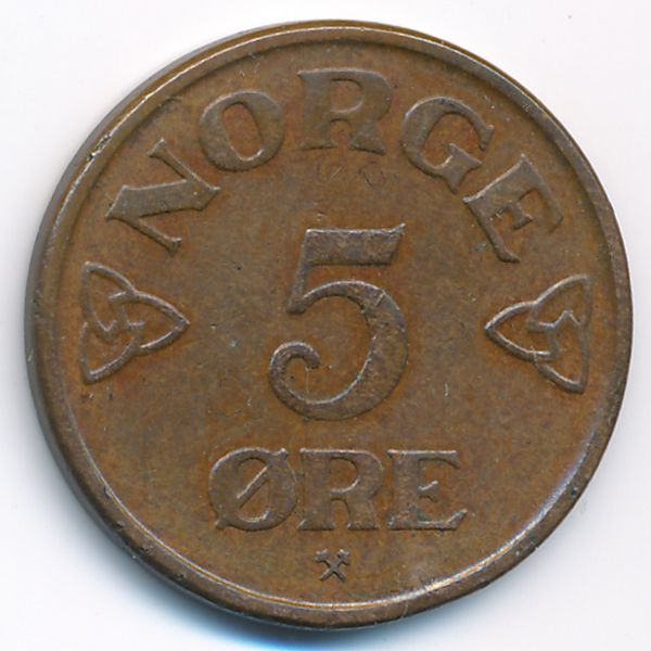 Норвегия, 5 эре (1952 г.)