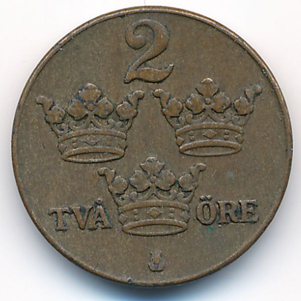 Швеция, 2 эре (1937 г.)