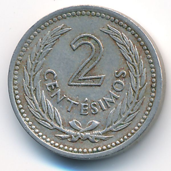 Уругвай, 2 сентесимо (1953 г.)