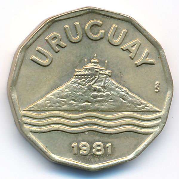 Уругвай, 20 сентесимо (1981 г.)