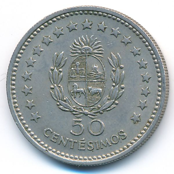 Уругвай, 50 сентесимо (1960 г.)