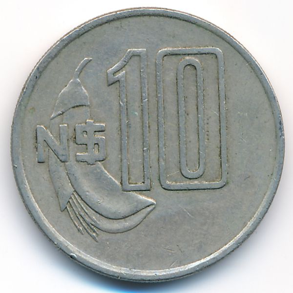 Уругвай, 10 новых песо (1981 г.)