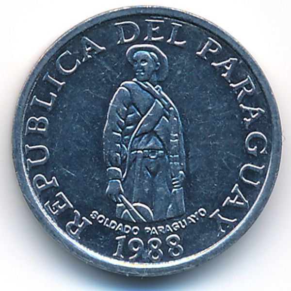 Парагвай, 1 гуарани (1988 г.)