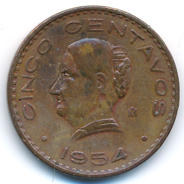 Мексика, 5 сентаво (1954 г.)