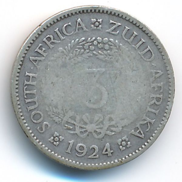 ЮАР, 3 пенса (1924 г.)
