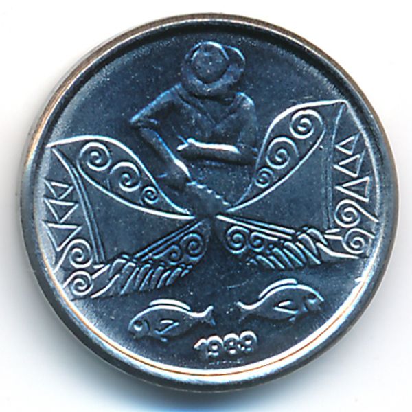 Бразилия, 5 сентаво (1989 г.)