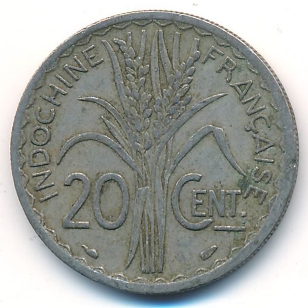 Французский Индокитай, 20 центов (1939 г.)