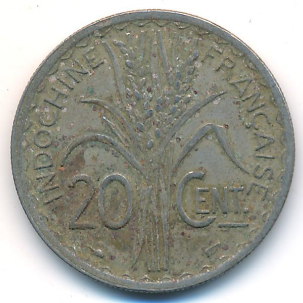 Французский Индокитай, 20 центов (1939 г.)
