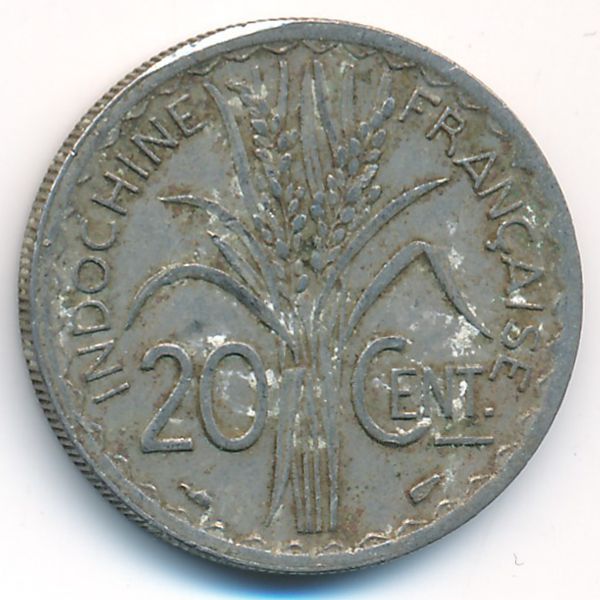 Французский Индокитай, 20 центов (1939 г.)