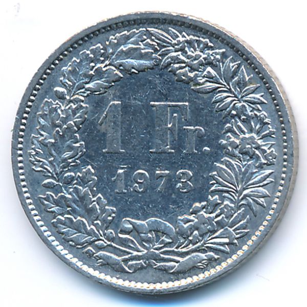 Швейцария, 1 франк (1973 г.)
