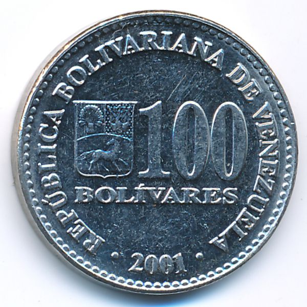 Венесуэла, 100 боливар (2001 г.)