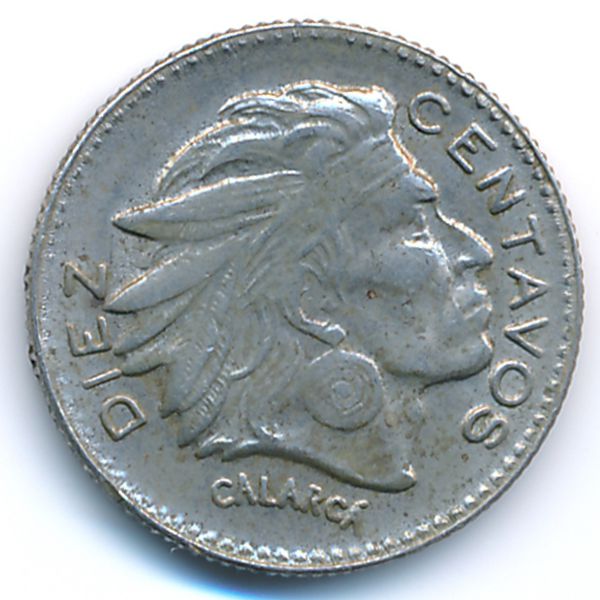 Колумбия, 10 сентаво (1956 г.)