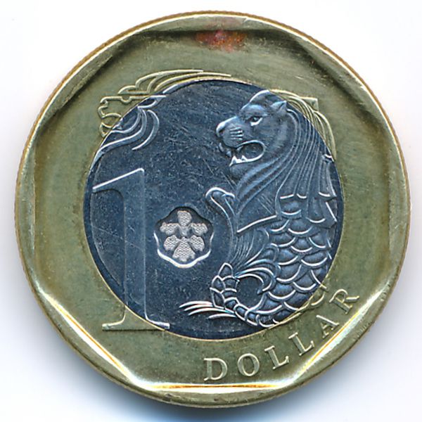 Сингапур, 1 доллар (2013 г.)