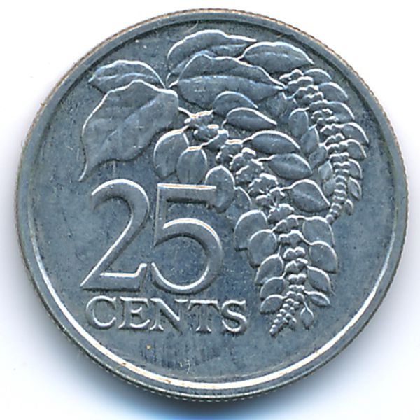 Тринидад и Тобаго, 25 центов (2008 г.)