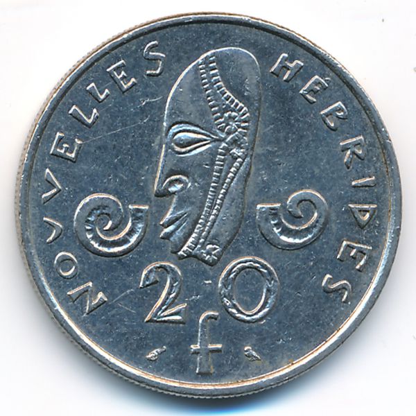 Новые Гебриды, 20 франков (1973 г.)