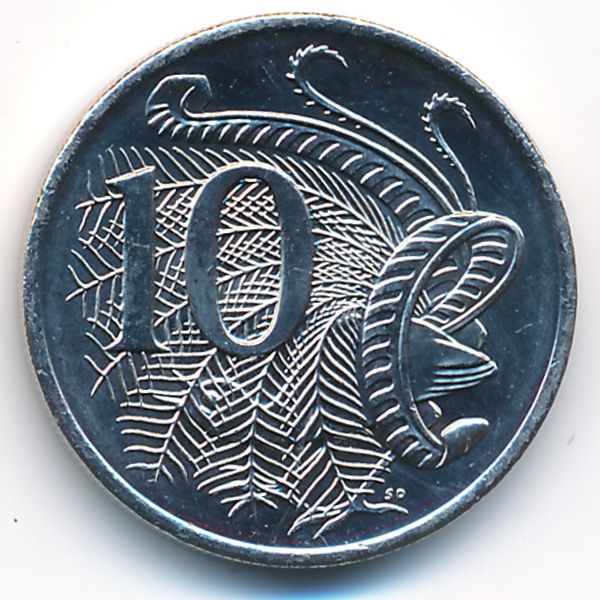 Австралия, 10 центов (2019 г.)