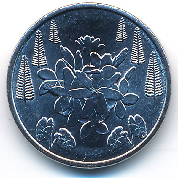 Французские Тихоокеанские Территории., 5 франков (2021 г.)