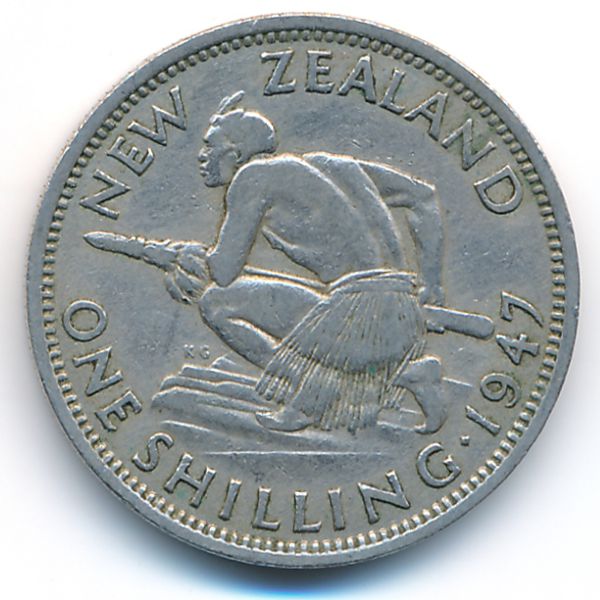 Новая Зеландия, 1 шиллинг (1947 г.)