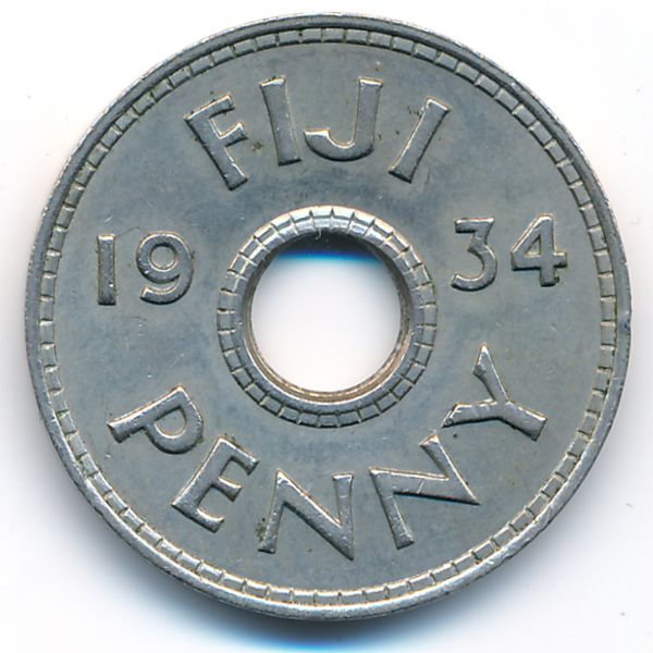 Фиджи, 1 пенни (1934 г.)