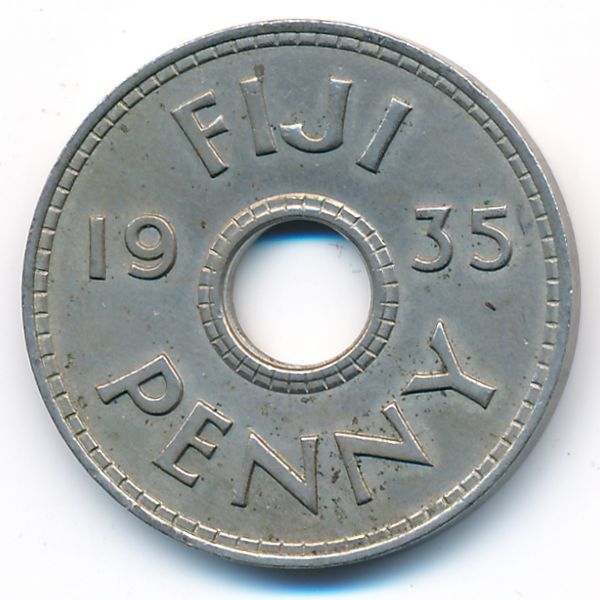 Фиджи, 1 пенни (1935 г.)