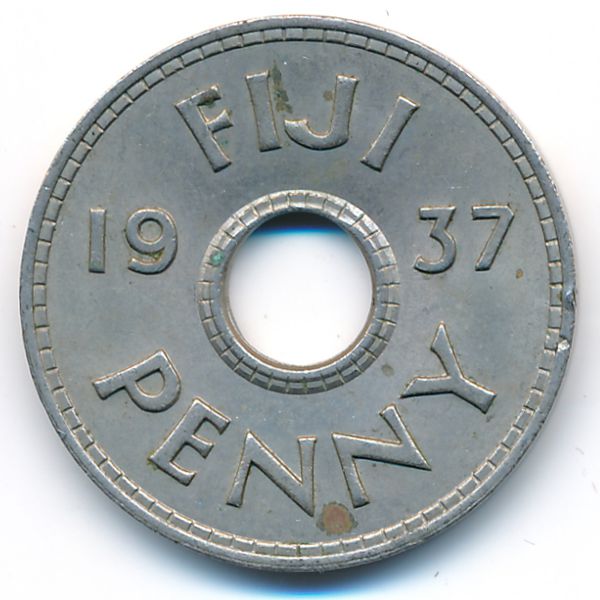 Фиджи, 1 пенни (1937 г.)