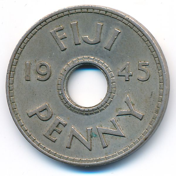 Фиджи, 1 пенни (1945 г.)