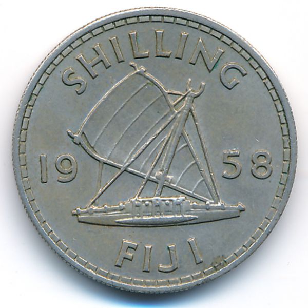 Фиджи, 1 шиллинг (1958 г.)