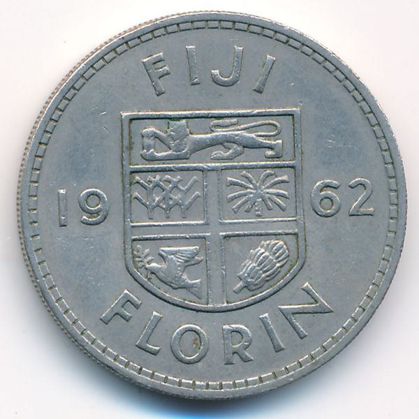 Фиджи, 1 флорин (1962 г.)