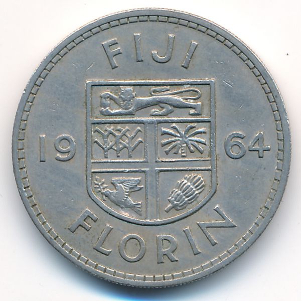 Фиджи, 1 флорин (1964 г.)