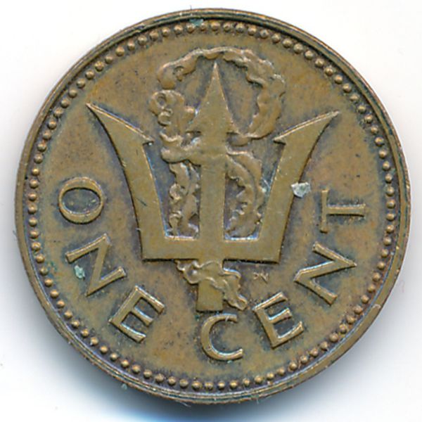 Барбадос, 1 цент (1973 г.)