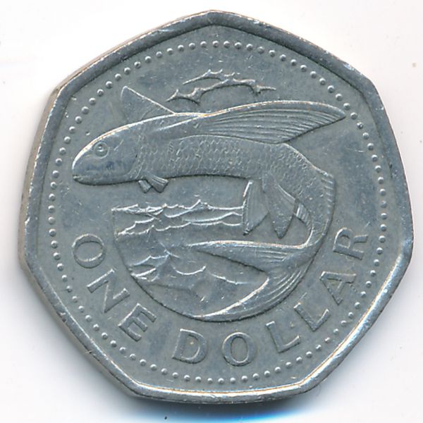Барбадос, 1 доллар (1988 г.)