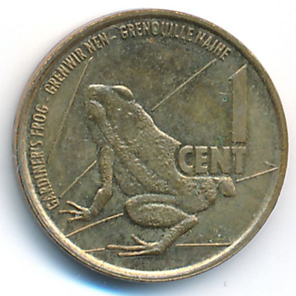 Сейшелы, 1 цент (2016 г.)