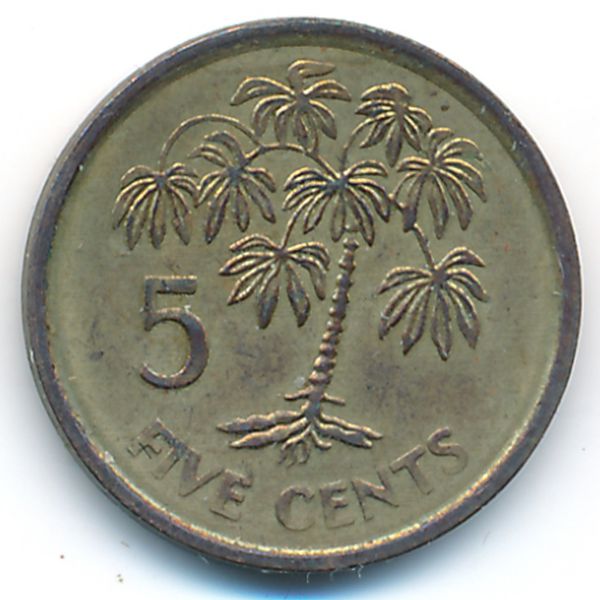 Сейшелы, 5 центов (2010 г.)