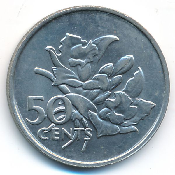 Сейшелы, 50 центов (1977 г.)