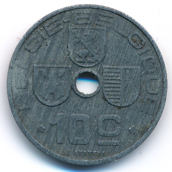 Бельгия, 10 сентим (1946 г.)