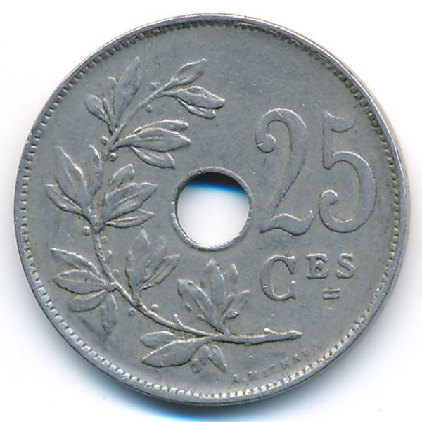 Бельгия, 25 сентим (1923 г.)