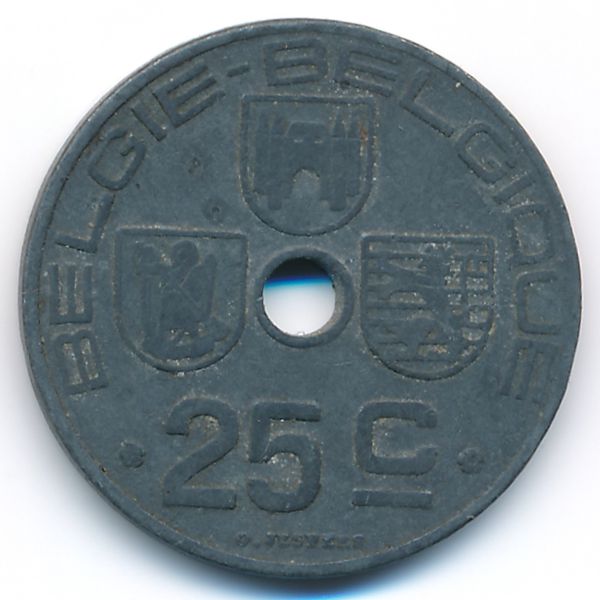 Бельгия, 25 сентим (1942 г.)
