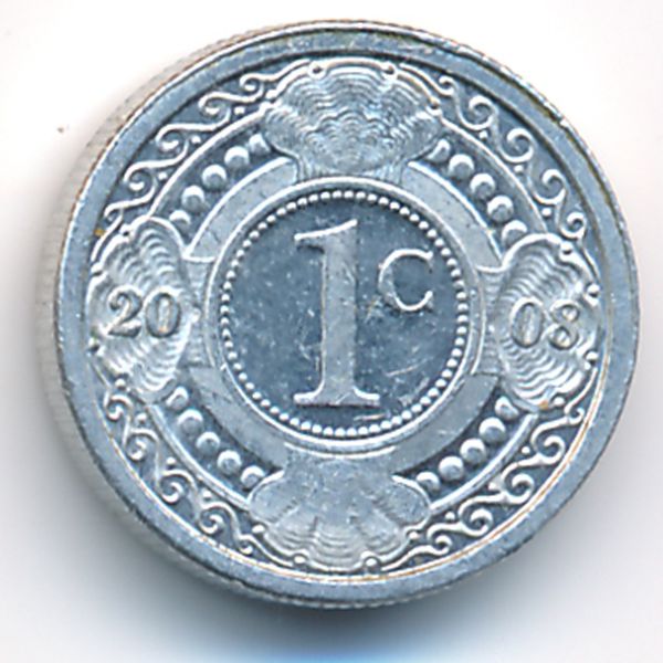 Антильские острова, 1 цент (2008 г.)