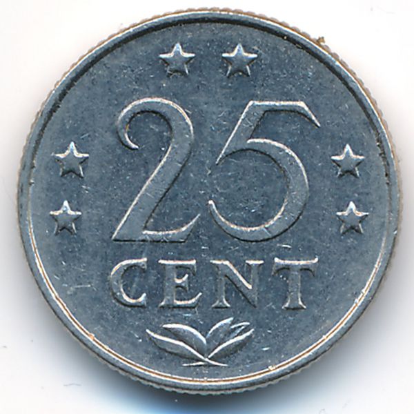 Антильские острова, 25 центов (1978 г.)